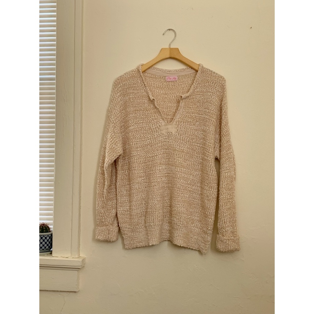 Pink Lily Oversized Sweater